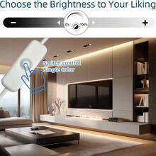 Dải đèn LED 50FT dùng nguồn USB, đèn chiếu sáng linh hoạt màu trắng ấm dùng cho đèn nền TV, phòng ngủ, phòng khách, Halloween, bàn làm việc, du lịch, cắm trại, tiệc tùng - Bao gồm nguồn sáng chụp đèn bằng nhựa, đồ trang trí Halloween, đồ trang trí Giáng sinh, quà tặng Giáng sinh, đồ trang trí Giáng sinh - Trắng ấm - Xem 6