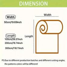 لفة ورق حائط فاخر بطبعة سنابل القمح والزهور، مصنوع من مادة PVC لاصقة ذاتيًا، مقاوم للماء وقابل للإزالة، مناسب لتجديد الجدران والمطبخ والغرفة المعيشية والنوم والمكتب وخزانة الملابس وخزانة الأحذية وغيرها.