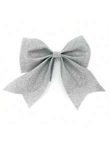 8pcs Large 5.9 Inch Bows - Elegant Red/Gold/Silver, Suitable For Trees, Wreaths, Gifts, Garlands - No Electricity Needed - Perfect For Christmas, Weddings, New Year, Birthdays - Luxury Party Decor, Christmas Wreath Decorations, Holiday Wreath Accessories, Shiny Sequin Effect, High Quality, Home Decor Accents - Multicolor - View 3