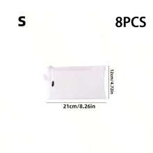 16pcs/8pcs/Baby Room Toy Storage Bag, Block Storage Bag, Puzzle Toy Sorting And Organizing Magic Bag, Mesh Bag Zipper Bag, Outing Toiletries Storage Bag - Multicolor - View 13