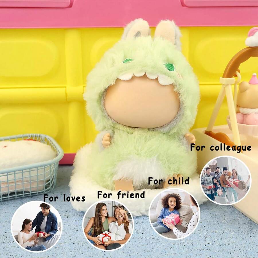 Clothes For 17cm Accessories Suit Cute Clothes For Doll Dress Up Animal Style Outfits (NO Doll)