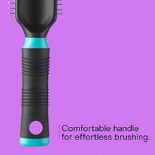 Conair Salon Results Detangling Hairbrush For Men And Women All Hair Types With Nylon Bristles - 藍綠色 - 查看 5