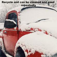 2 piezas Cubiertas de espejo para nieve, cubiertas protectoras para espejos laterales de automóvil a prueba de agua y viento para proteger del hielo, la escarcha y la nieve, se ajusta a la mayoría de los automóviles, camiones y SUV