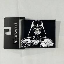 Star Wars 星球大战白武士小巧轻便钱包，便携多层，简约身份证夹，时尚，生日，圣诞节，情人节，周年纪念，情侣礼物，女孩，女士，学校用品，宿舍，名片夹，女士信用卡夹 - 彩色 - 查看 12