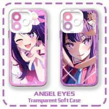 Étui pour iPhone Oshi No Ko, étui pour téléphone portable Oshi No Ko Anime Ai Hoshino pour iPhone 16 15 14 13 12 11 Mini Pro Max X XR XSMax 7 8 Plus SE20, housse transparente - TSY-T202C0826XR3 - Voir 5