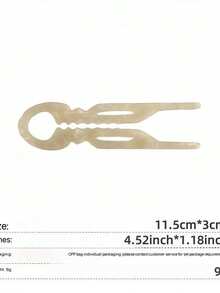 Pince à cheveux en acétate français - Design à dents antidérapantes, pince à cheveux rétro élégante, convient pour le chignon, la queue de cheval, les coiffures de soirée et décontractées - Accessoire capillaire antidérapant essentiel pour les fêtes et les mariages, pince à cheveux , cadeau d'accessoire capillaire raffiné, épingles de coiffure - Multicolore - Voir 10