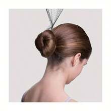 10 Stück schwarze ultra-dünne, hochelastische unsichtbare Haarnetz, geeignet für Tanzen, Kabinenpersonal, Krankenschwesterfrisuren, Haargummis, Haargummibänder, Scrunchies, Haarseile