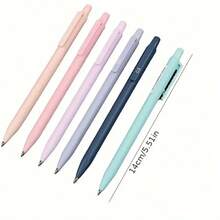 Morandi Color Mechanical Pencil Triangular Rod Color Pen Anti-Break Core Design Writing Smooth Simple Automatic Pen 0.5mm, Simple And Convenient - Multicolor - View 6