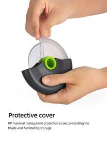 1-3pcs Stainless Steel Pizza Cutter Wheel With Blade Cover - Multicolor - View 7