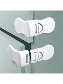 5/4/3/2件儿童锁，转角抽屉柜冰箱锁，多功能婴儿防护，无需钻孔