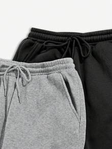 Customizable 2 Pieces Sweatpants For Women For Fall And Winter, Add Your Photos (Graphics, Selfies, Photos Of Friends, Family Photos, Logos, Etc.), Design Your Own Personalized Printed Drawstring Sweatpants, Anniversary Gift, Valentine's Day Gift, Custom Gift