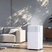 30 Pints Dehumidifier For Home & Basement, Drain Hose For Commercial & Industrial Use, Smart Humidity Control, Low Noise For Large Rooms, Warehouses, Bedrooms & Storage, Large Coverage,White - 22pt 2L LED - View 9