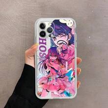 Funda de teléfono Oshi No Ko Anime Ai Hoshino compatible con  14 13 12 11 Pro Max Mini X Xs XR 6 7 8 Plus SE 2020, funda transparente, compatible con funda de  17, funda de  17 Pro, funda de  17 Pro Max - z9 - Ver 2