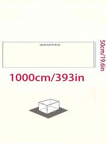 Weihnachts-Geschenkpapierrolle - 120 Meter lang, festliches Feiertagsmuster für Geschenkverpackung und dekorative Artikel, Weihnachtsdekoration, Raumdekoration, Winter