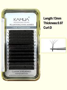 KAMUA Extensiones de pestañas con forma de trébol clásico fácil de abanico 3D 4D 5D Grosor 0.07D Rizo Pestañas suaves y ligeras Extensiones de volumen permanente Suministros profesionales para técnicos de pestañas