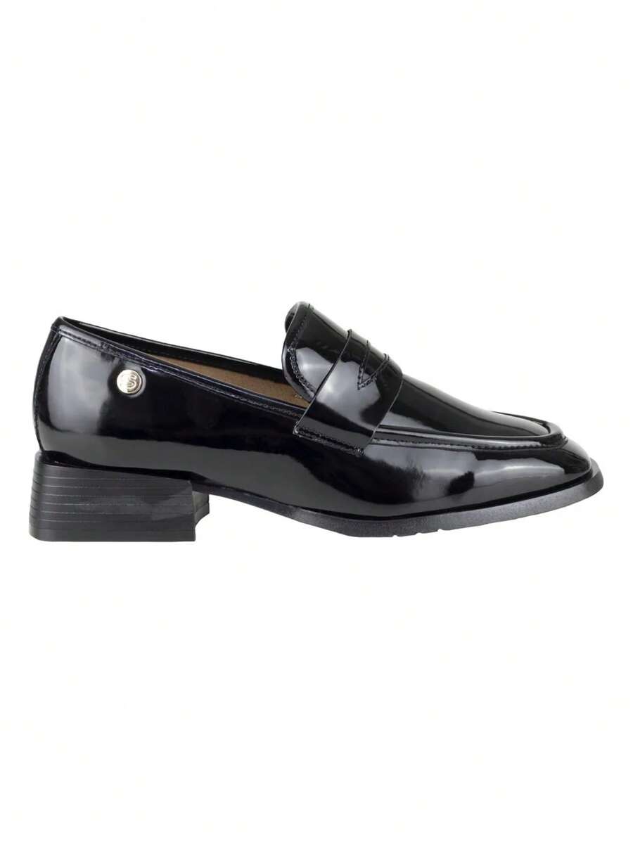Women Loafers Shoes - Black - View 1