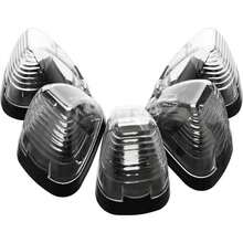 WALSIO 5 PCS Cab Roof Marker Lights 10 LED Amber Roof Top Lamp Running Light Replacement Compatible With Ford 1999-2016 F150 F250 F350 F450 F550 Super Duty Pickup Trucks SUV (Amber)