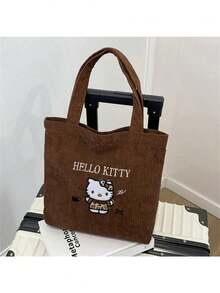 Sanrio حقيبة كتف فليس سعة كبيرة من سانريو هالو كيتي، مناسبة للعمل والخروجات، حقيبة أنيقة محمولة، حقيبة يدوية مريحة، مثالية للعطلات واستخدام الجيم، (قد تكون بعض الأجزاء عشوائية)، لوازم العطلات، الخريف، ، عيد الميلاد، الكرنفال، اليوم الوطني، الخريف، يوم الاستقلال، (سيتم شحن نمط عشوائي)