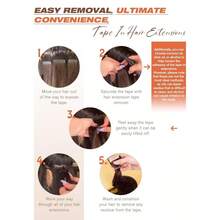 150grams Tape In Hair Extensions Human Hair,#60 Platinum Blonde 16-26inch,20Pcs/50Grams,100% Brazilian Remy Tape Ins Real Human Hair Extension,Christmas Birthday Gift For Women, Perfect For Daily Party & Wedding Use, 4-5 Packs To Add Length & Volume - S4/27 - 查看 7