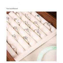 Multi-Layer Jewelry Box, High-End Elegant Necklace Earring Storage Box, Large Capacity Walnut Grain Jewelry, Glasses, Watch Display Case