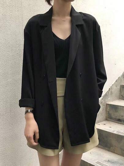 Blazers de mujer primavera y otoño sección delgada estilo Inglaterra suelta versión coreana de la chaqueta de protección solar