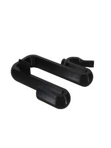 1 pieza Herramienta de soporte de borde de manguera de tubo de rebosadero impresa en 3D para exteriores, abrazadera de plástico ajustable duradera con ajuste para jardín, césped, acuarios, sistemas de riego, soporte de manguera de jardín, construcción resistente, conexión rápida