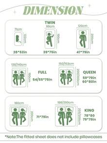1 Stück Spannbetttuch, Bettwäsche-Set, grüner Blume Muster Matratzenbezug, atmungsaktiver rutschfester Matratzenschoner, Pillingresistent, staubresistent, maschinenwaschbar, Herbstdekoration, garteninspirierte Heimdekoration, naturthematische Bettwäsche