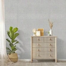 1 Roll Linen Series Peel And Stick Wallpaper, Easy To Apply Without Glue, Customizable Arrangement, Suitable For Bedroom, Living Room, TV Background, Tabletop, Cabinet, Outdoor Garden Renovation, Holiday Decor