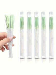 60 szt. drucików do czyszczenia uszu, zestaw do czyszczenia uszu z płynem ziołowym, żyłka do czyszczenia uszu, zestaw narzędzi do pielęgnacji uszu z nicią dentystyczną, jednorazowe narzędzie do czyszczenia uszu, narzędzie do czyszczenia uszu z woskowiny do domu, salon, sypialnia, łazienka, wystrój domu, akcesoria podróżne, wesele, impreza, urodziny, prezenty dla mężczyzn, mama, tata, przyjaciele, Nowy Rok, akcesoria, zabawny prezent (fioletowy), szkoła, powrót do szkoły, podróże, niezbędne rzeczy w podróży, niezbędne rzeczy w domu, środek do czyszczenia uszu