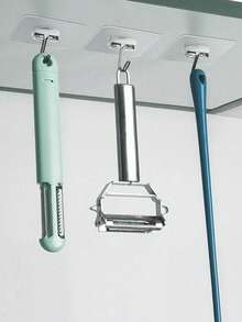 Crochets adhésifs ultra-résistants, sans perçage, imperméables, crochets muraux pour la cuisine, la salle de bain