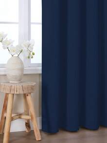 Estelar Textiler 2pcs Blackout Curtains, Suitable For Living Room And Bedroom, With Rod Pocket, Blackout Curtains - Black - View 3