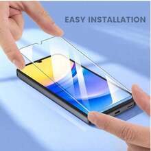 3 piezas de película protectora de pantalla de vidrio templado compatible con Samsung Galaxy A15/A15 5G, A25 5G, A05s/A05, A14, A24, A34 5G, A54 5G, A14, A04e, A04/A04s, A13 5G, A23 5G, A03, A13, A14 5G, A16, A26, A36, A56, S23 S24 FE