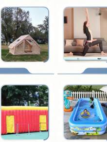 Inflatable Paddle Board Tent, High Pressure Dual-Action HP9 PUMP