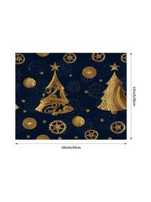 1 pieza Camino de mesa de pájaro azul navideño, Camino de mesa decoración navideña, Camino de mesa tipo lino navideño, Camino de mesa, Camino de mesa, 1 pieza Camino de mesa, 4 piezas Manteles individuales, 1 pieza Funda de cojín, 3 productos disponibles, Decoración del hogar de temporada para interiores/exteriores, Decoración del hogar de invierno, Decoración navideña, Decoración de habitación navideña, Decoración de fiesta navideña - Multicolor - Ver 9