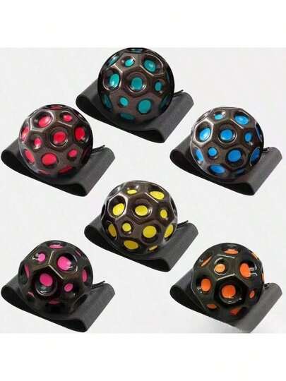 Bola de rebote de piedra lunar de moda con cordón elástico, bola de rebote con luz intermitente para aliviar el estrés, pequeño regalo de Halloween, pequeño presente sorpresa de Navidad