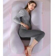 Pregnancy & Nursing Pillows - Pink With Gray - View 5