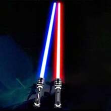 1 件/1 套伸缩激光剑，二合一闪光和发光棒减压玩具（不含电池）产品颜色将任意分配，产品中某些部件的颜色可能会有所不同 - 彩色 - 查看 14