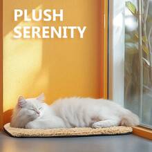 [Super Soft] Self Warming Pet Bed Mat - Super Soft, Thermal, Washable, Anti-Slip - For Small Medium Cats Dogs Puppy Kitten Indoor Outdoor - 棕色 - 查看 5