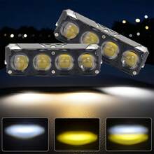 1pc, LED Motorcycle Pod Light, Small Size, Energy-Efficient Lamp Beads, Efficient Spotlight When No One Is Occupied, Suitable For Motorcycles, Trucks, ATVs, SUVs, UTVs, Four-Wheel Drive Boats And Tractors, Hard-Wired 12-24V, No Battery - Motorcycle Lights - 4 LEDs - View 5
