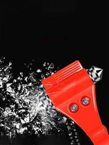 二合一汽车安全锤和紧急逃生工具，金属车窗破碎器 - 均碼 - 查看 5