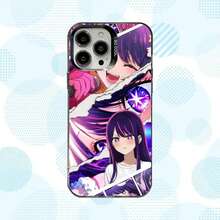 Funda de Teléfono Anime O-Oshi No-ko Compatible con  16,15,14,13,12,11,Mini,Pro,SE,MAX Cubierta Blanca Mate a Prueba de Golpes, Cubierta Compatible con Funda  17, Funda  17 Pro, Funda  17 Pro Max - z2 - Ver 4