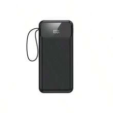 1pc 10000mAh Power Bank, Built-In 4 Cables, Smart Display, LED Light, Initial Voltage Display Inaccuracy, Suitable For Graduation Gifts, Singles Party Gifts, Bridesmaid Gifts - Multicolor - View 5