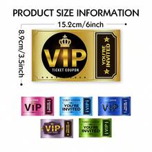 Invitación de fiesta de cine VIP de doble cara, invitación de fiesta de cumpleaños, invitación de cumpleaños, decoraciones de fiesta temática