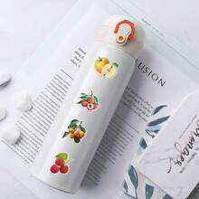 50 Stück transparente Obst- und Gemüse-Aufkleber, DIY Dekoraufkleber für Wasserflaschen, Notizbücher, Gepäck, Handy, Fahrräder, Kühlschränke, geeignet als Partybevorzugungen, Urlaubs-/Geburtstagsgeschenke