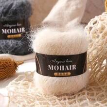 6pcs/Pack Alpaca Mohair Silk Gradient Dyed Handmade Yarn For DIY Hat, Scarf, Doll, Sweater Knitting