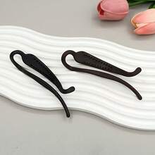 Elegante clip de plátano de plástico mate antideslizante y giratorio | Clip de cabello francés simple para mujer, accesorio de cabello rectangular para coletas, moños y peinados diarios, el regalo perfecto para ella, diseño elegante, clip de cabello duradero, clip de fijación de recogido, clip de cabello para mujer, clip de parte posterior de la cabeza, horquilla, accesorio de cabello tipo clip de plátano