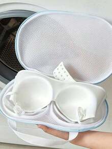 Bra Washing Bags, Laundry Bag, Large Bra Wash Guard Bags For Washing Machine, Fits All Cups, Anti-Deformation Bra Wash Bags, Underwear Bags For Washing (Grey, Blue) Small And Portable, Suitable For A Variety Of Scenarios, Home, Travel, Business Trips, Back To School, The Perfect Gift, Bag For School School Accessories School Stuff - 彩色 - 查看 8