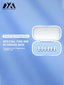 Compatibles avec les embouts de Apple Pencil, pack amélioré de 6 embouts de rechange avec étui, pointes métalliques de contrôle précis sans usure compatibles avec Apple Pencil 1ère/2ème génération, USB-C, iPad Pro Pencil