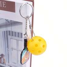 1 Stück/3 Stücke Mini Pickleball Schläger mit 26 Löchern, Pickleball Zubehör, kann als Schlüsselanhänger verwendet werden