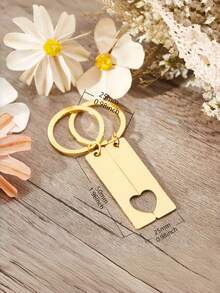 Llavero con código de Spotify | Llavero de música personalizado | Llavero de canción de música personalizado | Llavero personalizado | Llavero grabado - llavero medio corazon - Ver 4